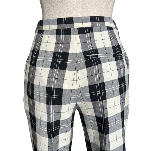 Baum Und Pferdgarten Naleen Tailored Trousers in Ivory & Black Check Size: 4 - Picture 14 of 14